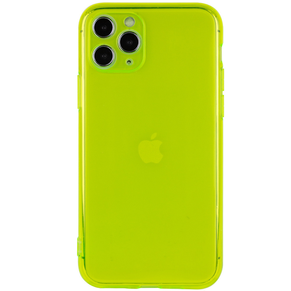 

Матовый полупрозрачный TPU чехол с защитой камеры для Apple iPhone 11 Pro Max (6.5"), Зеленый / light green