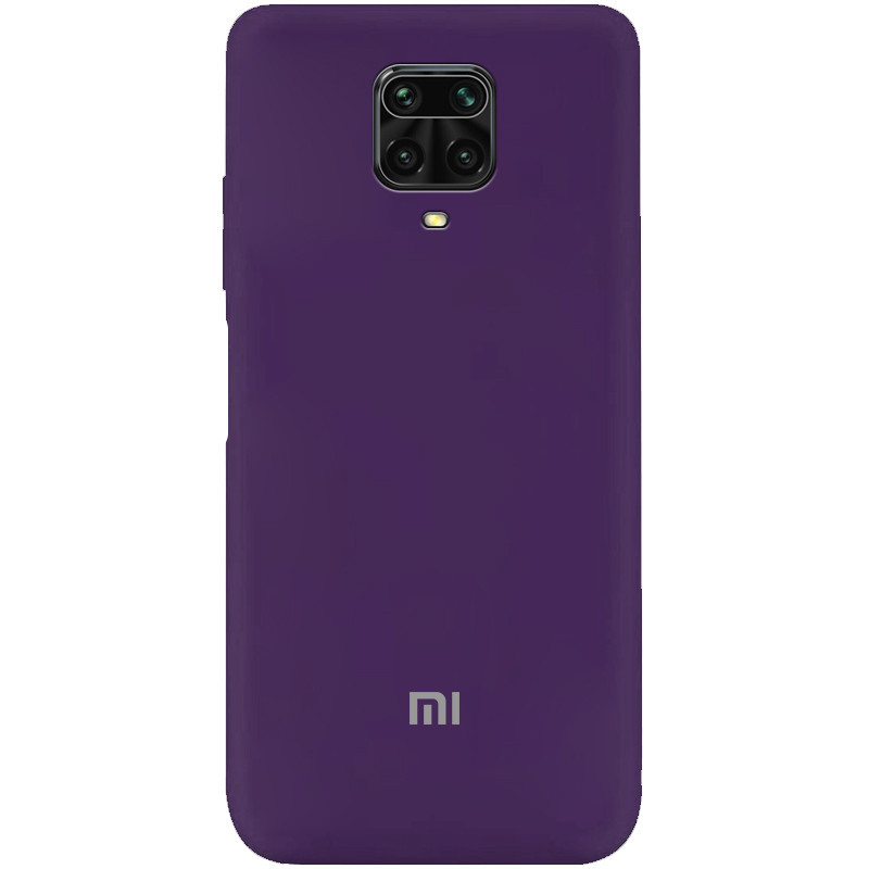 

Чехол Silicone Cover My Color Full Protective (A) для Xiaomi Redmi Note 9s/Note 9 Pro/Note 9 Pro Max, Фиолетовый / purple