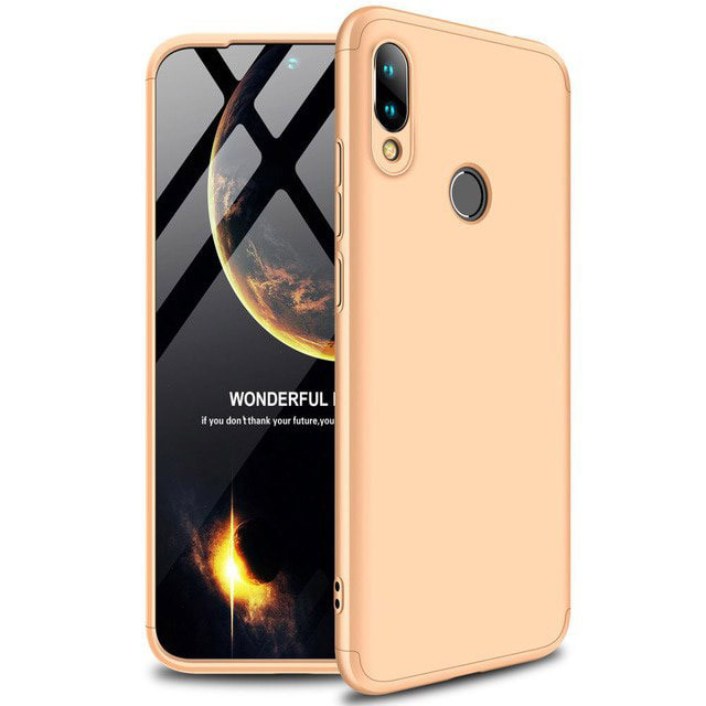 

Пластиковая накладка GKK LikGus 360 градусов для Xiaomi Redmi 7, Золотой