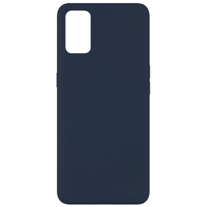 

Противоударный Защитный Силиконовый Чехол - Накладка Epik Silicone Cover Full without Logo (A) для Oppo A52 /, Синий / midnight blue
