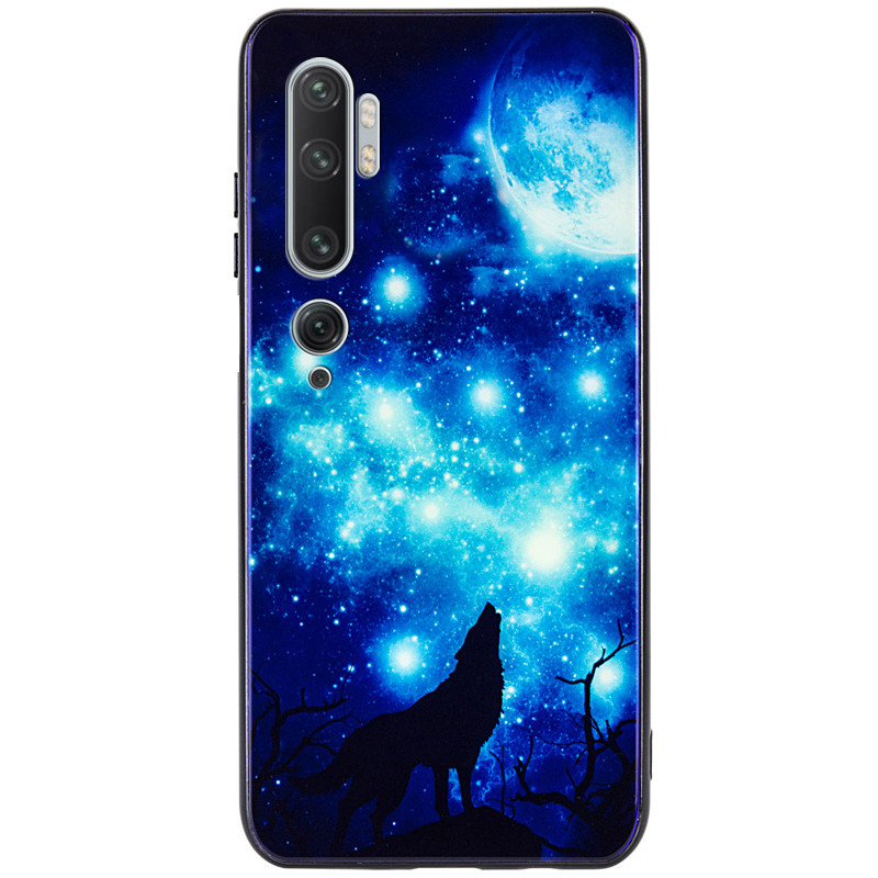 

TPU+Glass чехол Fantasy с глянцевыми торцами для Xiaomi Mi Note 10 / Note 10 Pro / Mi CC9 Pro, Лунная ночь