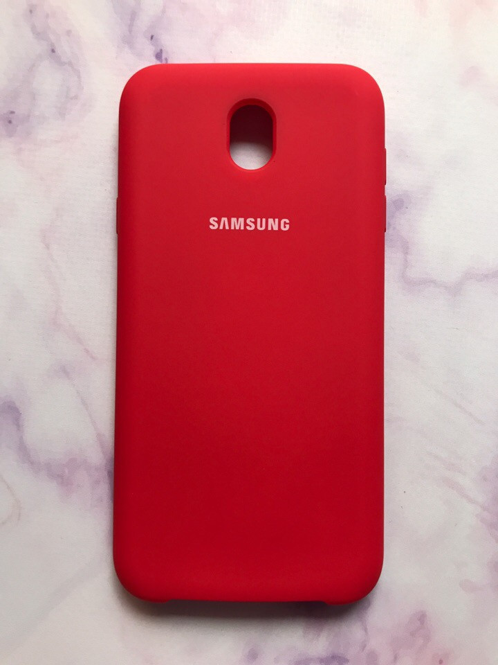 

Силиконовый чехол Silicone Case для Samsung Galaxy J730 / J7(2017) Красный (11567), Red