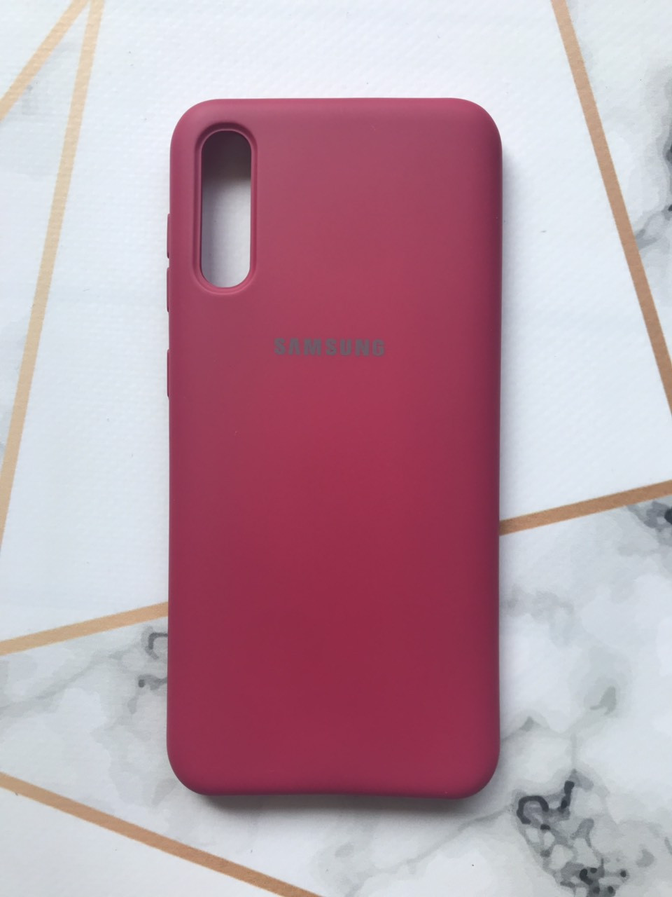 

Силиконовый чехол Silicone Case для Samsung Galaxy А50 (2019) А505 Бордовый (12194), Bordo