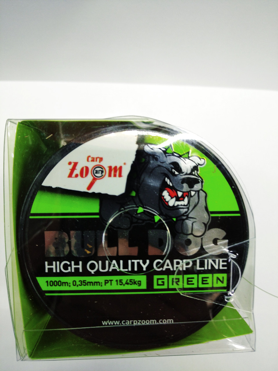 

Леска Carp Zoom Bull-Dog Carp Line 1000м 0,35мм зеленая (CZ2981) 15,450 кг, Зелёный