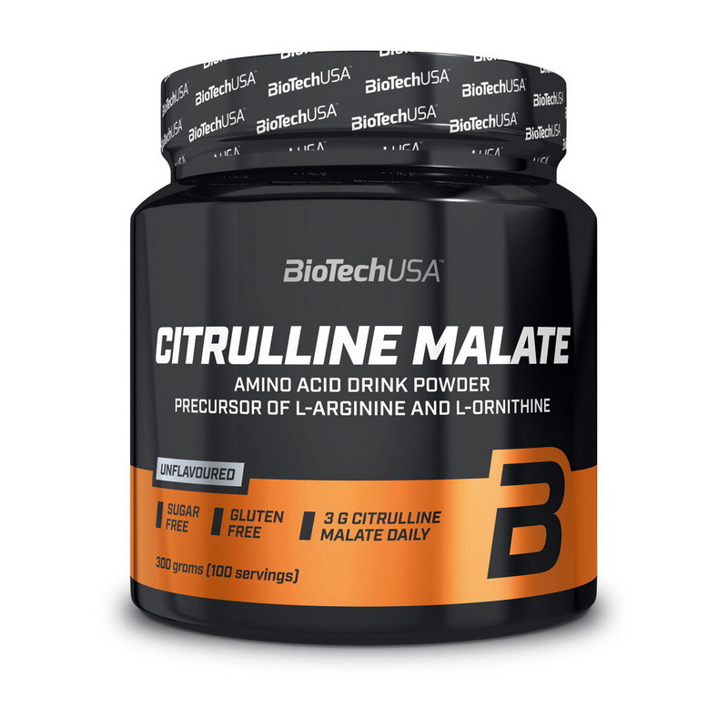 

Цитрулин малат BioTech Citrulline Malate 300 g unflavoured