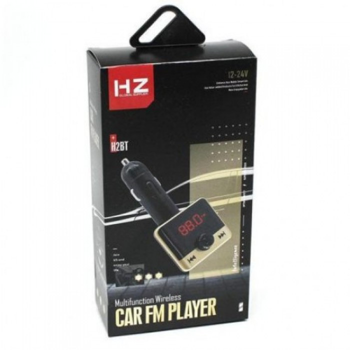 

Автомобильный FM трансмиттер модулятор H2 Bluetooth MP3