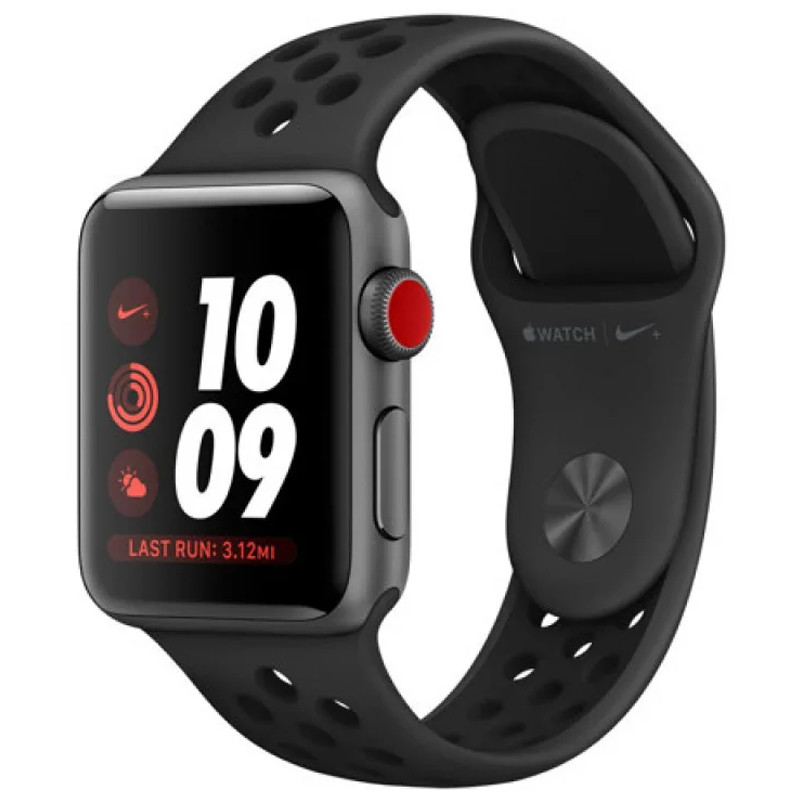 

Силиконовый ремешок Epik Sport Nike+ для Apple watch 42mm / 44mm Спортивный / Матовый / Anthracite / Black