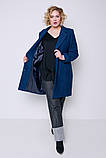 Стильне жіноче пальто-піджак Аїда в розмірах 48-58, фото 7