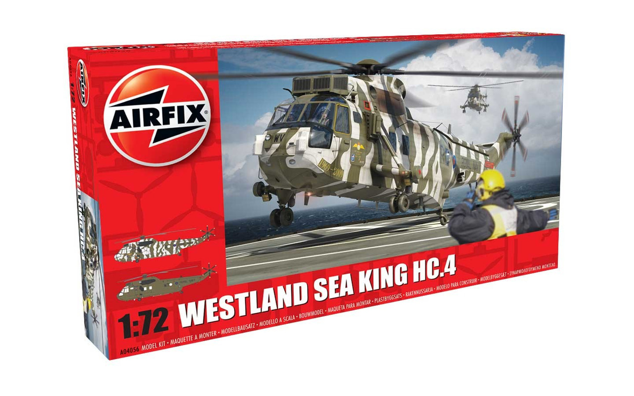 

WESTLAND SEA KING HC.4. Сборная модель вертолета в масштабе 1/72. AIRFIX 04056