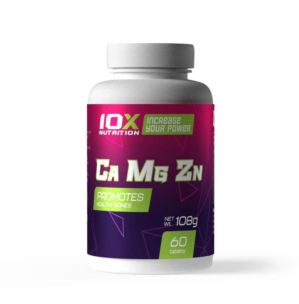 

Кальций магний цинк 10x Nutrition Calcium Magnesium Zinc (60 таб