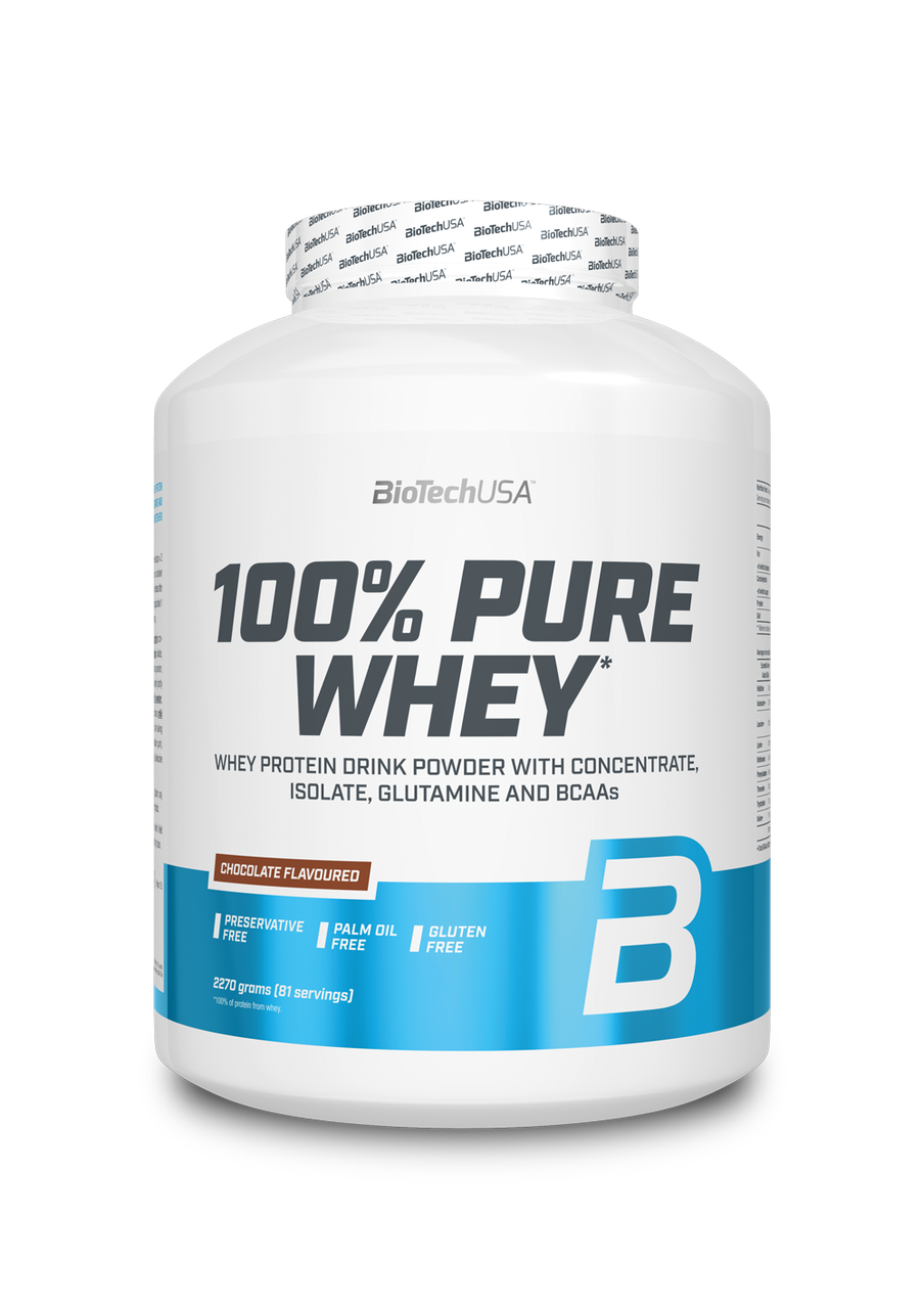 

Сывороточный протеин концентрат BioTech 100% Pure Whey (2270 г) биотеч пур вей chocolate coconut