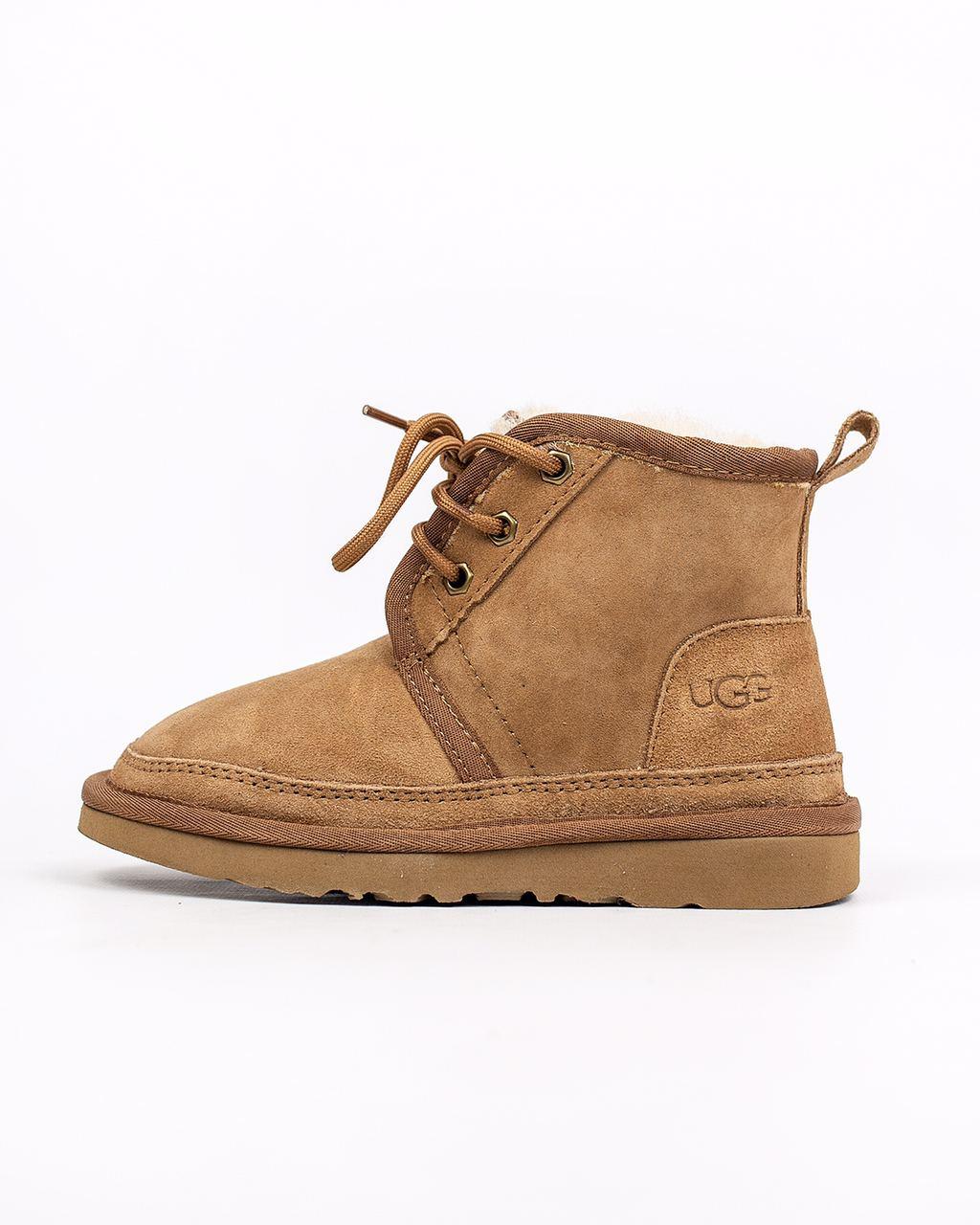 

Детские зимние ботинки UGG Neumel Brown / Угги Ноймел Коричневые 32