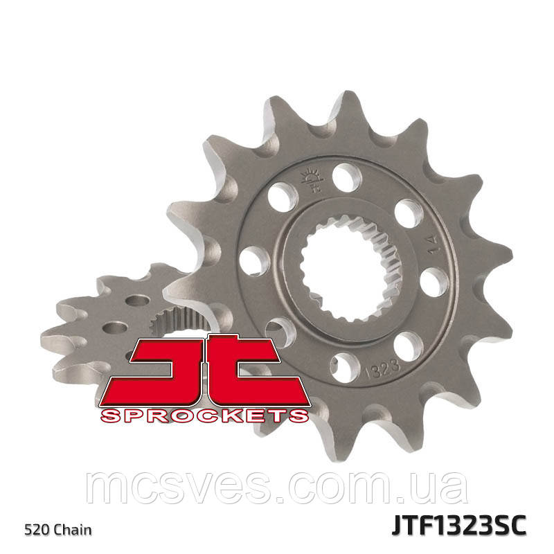 

Звезда стальная передняя JT Sprockets JT JTF1323.14SC