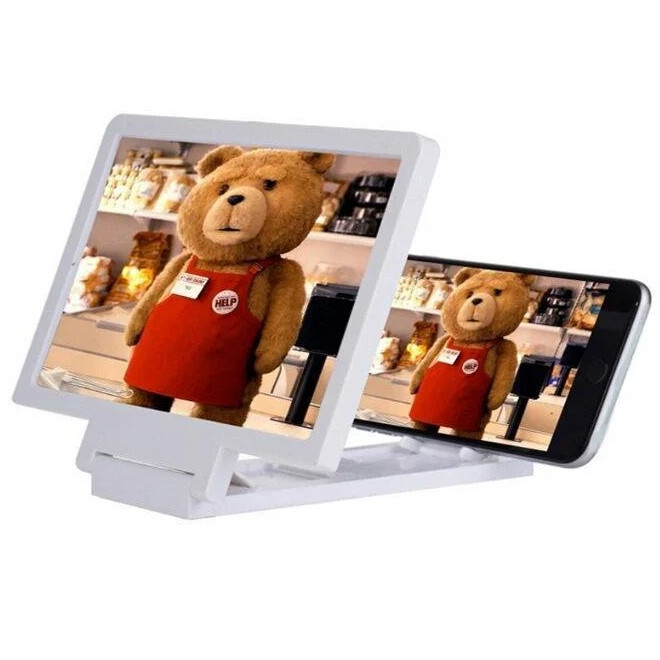 

3D Подставка-увеличитель экрана для смартфона, Белый