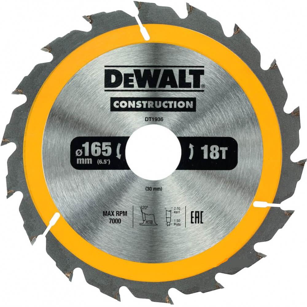 

Диск пильный DeWALT DT1936