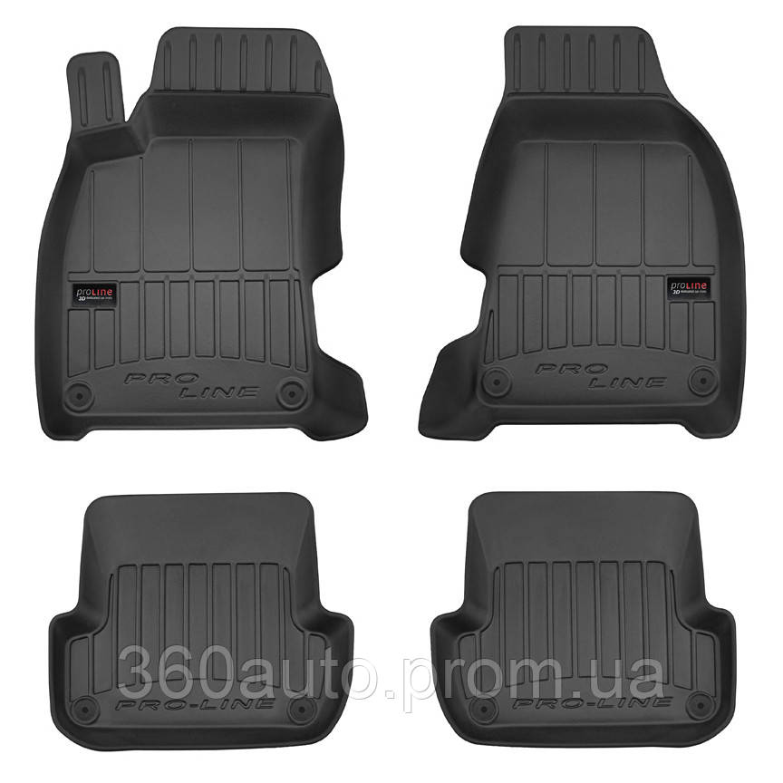 

3D коврики Audi A4 B7 2005-2008, Seat Exeo 2009-2013 | Автоковрики Frogum Proline 3D407084, Черный