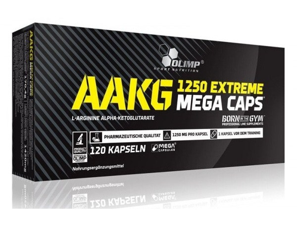 

Аминокислота Olimp AAKG 1250 Extreme Mega Caps, 120 капсул