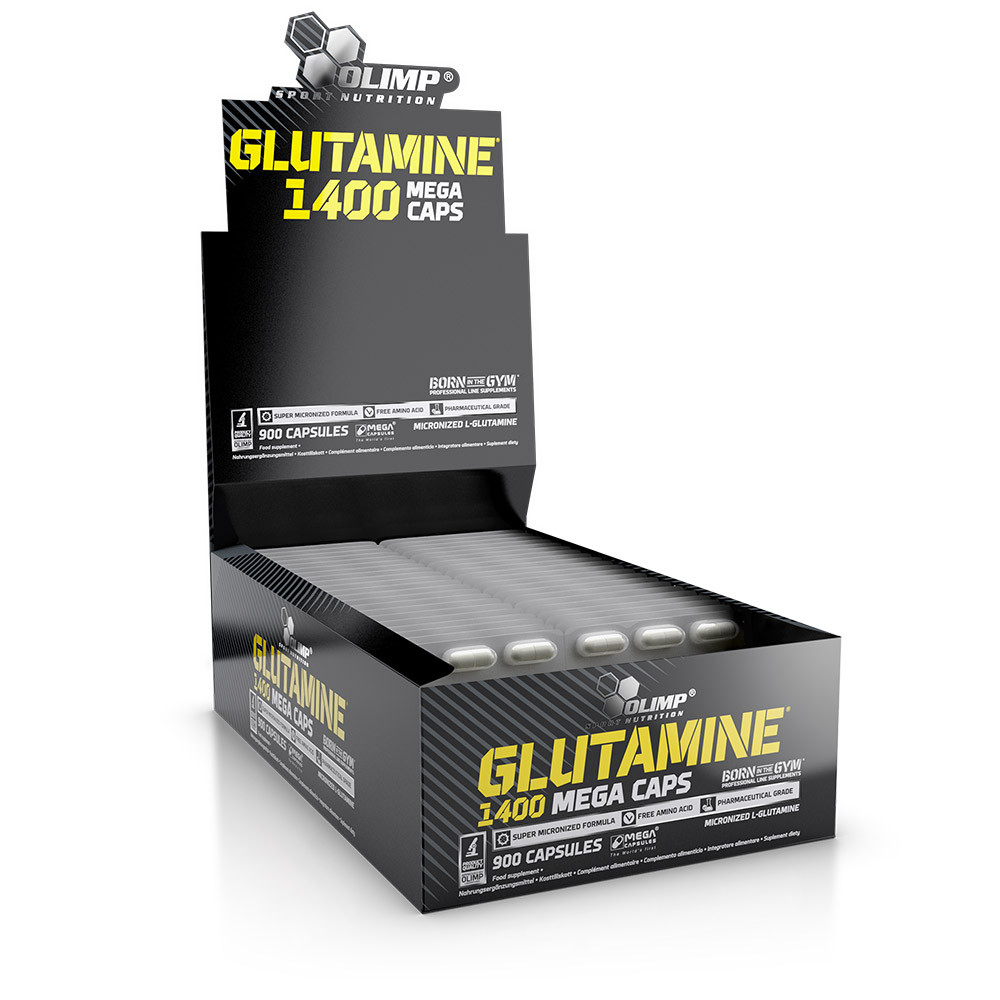 

Аминокислота Olimp Glutamine 1400 Mega Caps, 900 капсул