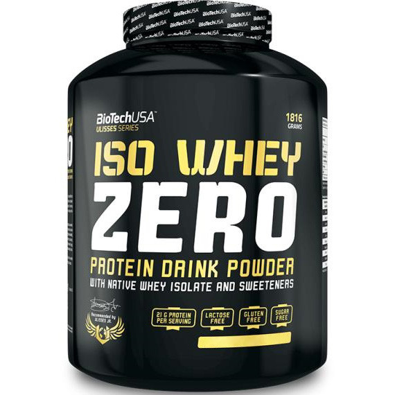 

Протеин BioTech Ulisses Iso Whey Zero, 1.8 кг Ваниль-корица