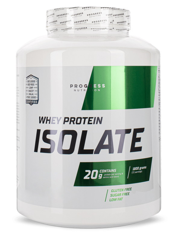 

Протеин Progress Nutrition Whey Protein Isolate, 1.8 кг Клубника