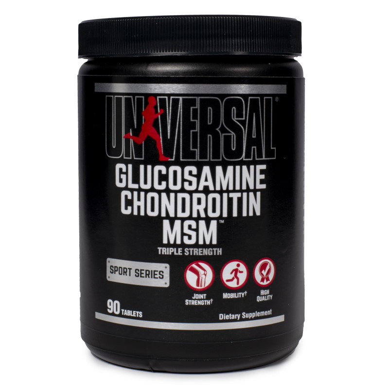 

Для суставов и связок Universal Glucosamine Chondroitin MSM, 90 таблеток