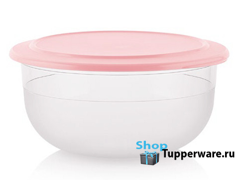 Tupperware Сервировочная чаша 2,1 л с розовой крышкой, цена 455 грн -  Prom.ua (ID#362942250)