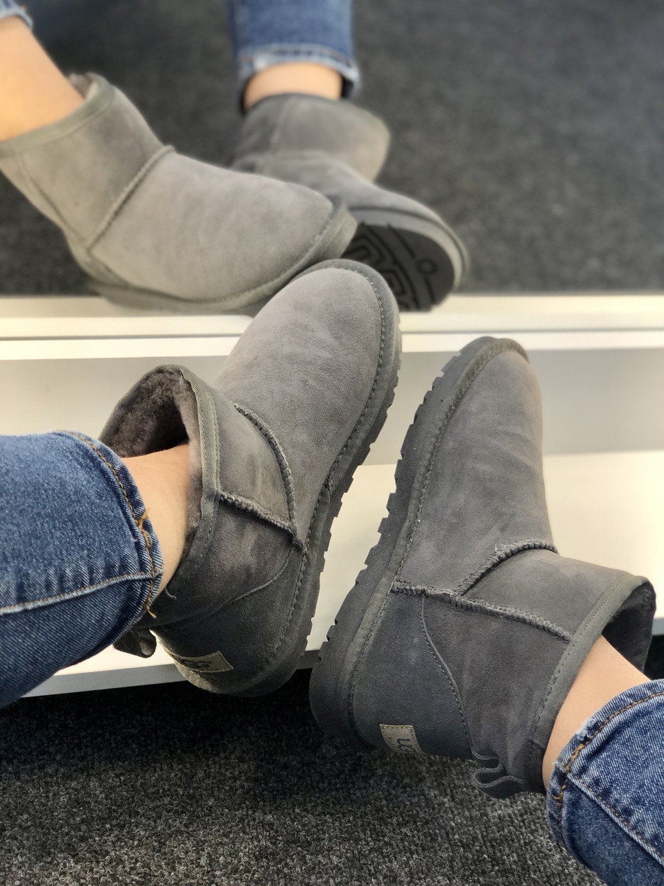 

UGG Classic Mini II Boot Grey (серые), Серый