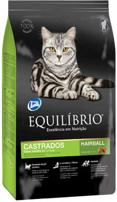 Equilibrio (Эквилибрио) Cat Adult Castrados Hairball Корм для стерилізованих кішок 1,5 кг