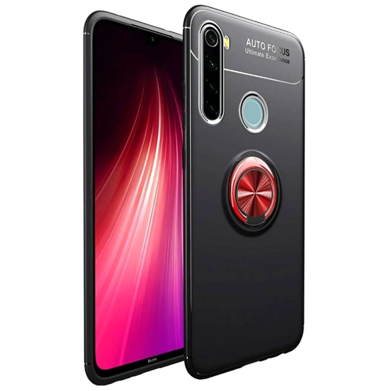 

TPU чехол Deen ColorRing под магнитный держатель для Xiaomi Redmi Note 8