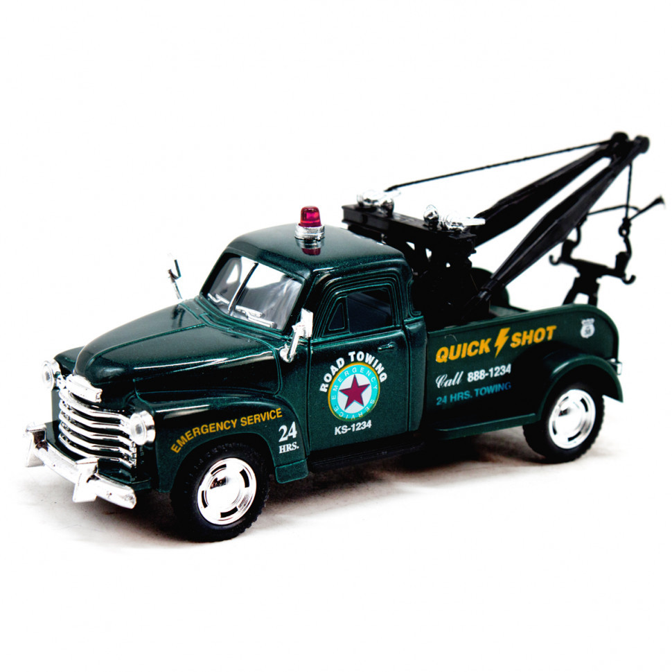 

Игрушечная модель Эвакуатор CHEVROLET 3100 KT5033W инерционный (Green)