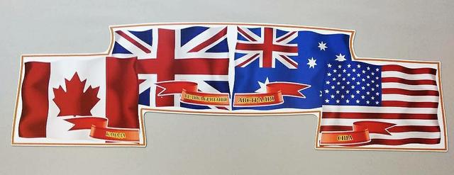 Стенд Флаги англоязычных стран