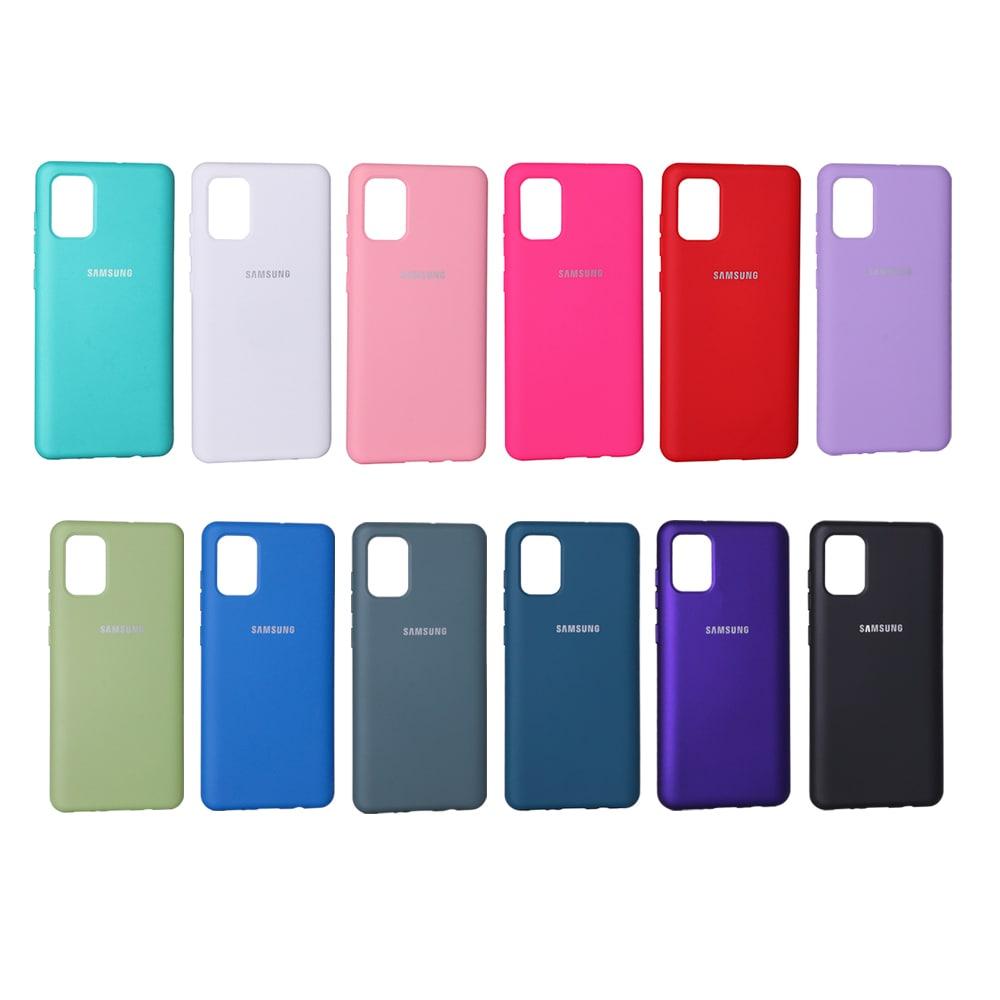 

Чехол Original Silicone Cover Case — Samsung A51 (A515) — Black, Черный