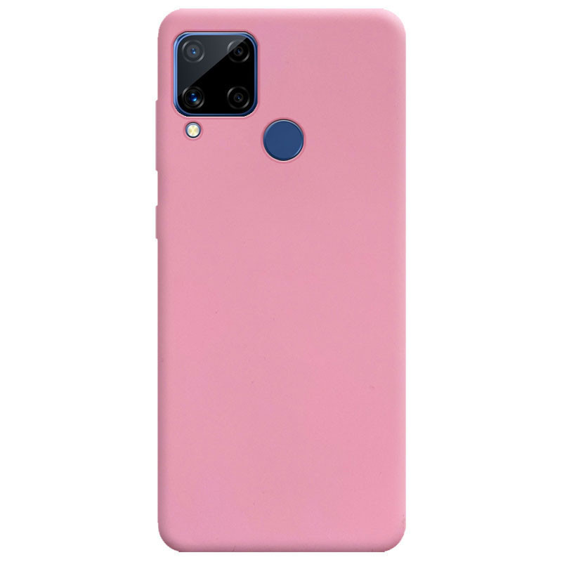 

Силиконовый чехол Candy для Realme C15 / C12, Розовый