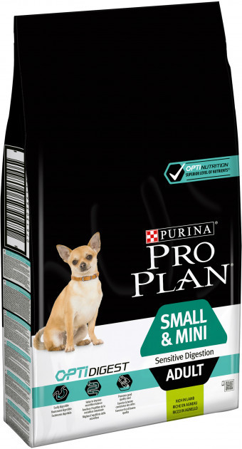 

Purina Pro Plan ADULT Small & Mini Sensitive Degestion Корм для собак мелких пород с ягненком и рисом, 7кг