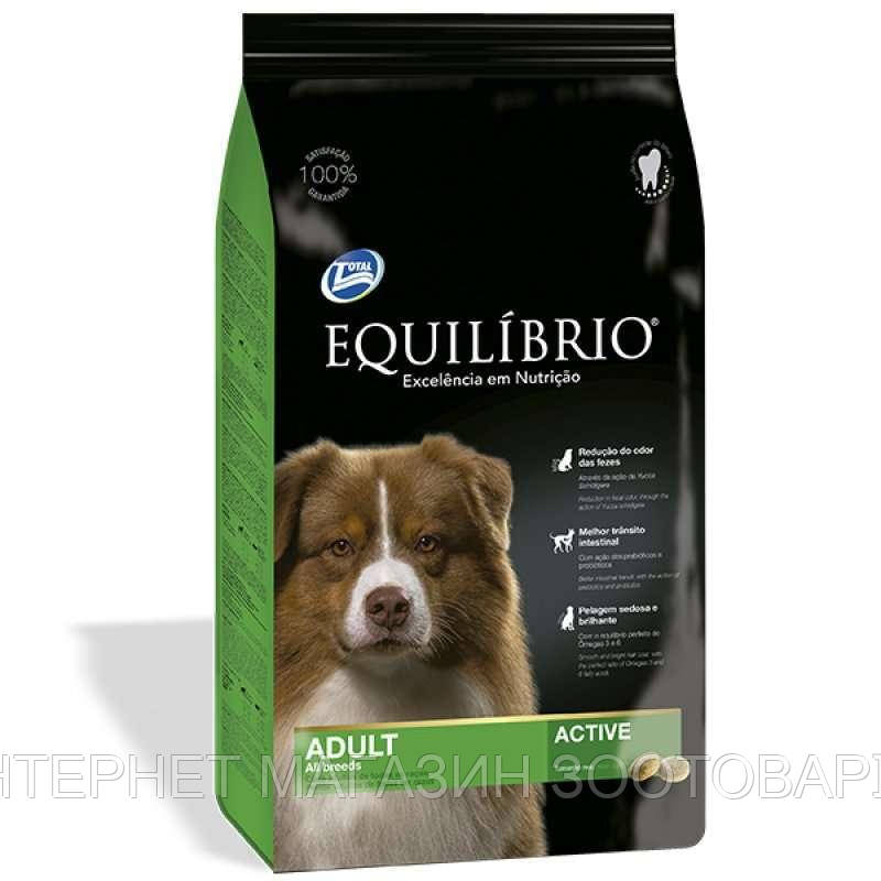 

Equilibrio (Эквилибрио) Adult All Breeds Active - Сухой корм с курицей для взрослых собак различных пород