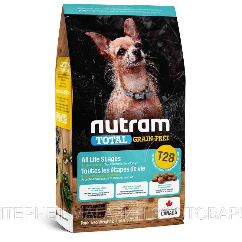 

Nutram (Нутрам) T28 Total Grain-Free Salmon & Trout Small Breed Dog - Сухой беззерновой корм с лососем и