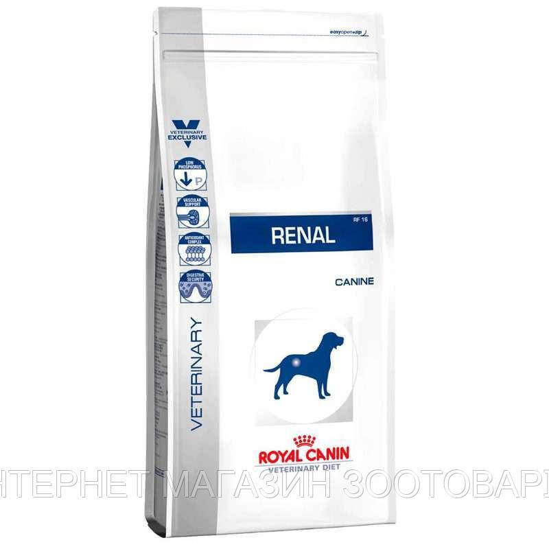 

Royal Canin (Роял Канин) Renal RF16 Dog - Сухой корм для собак при хронической почечной недостаточности