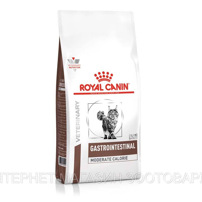 

Royal Canin (Роял Канин) Gastrointestinal Moderate Calorie Cat - Ветеринарная диета для кошек при нарушениях