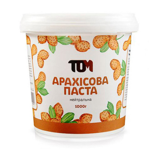 

TOM peanut butter Арахісова Паста 1 kg класична