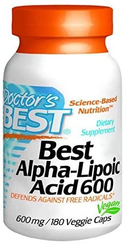 

Doctor's Best Best Alpha Lipoic Acid 600 mg 180 капсул