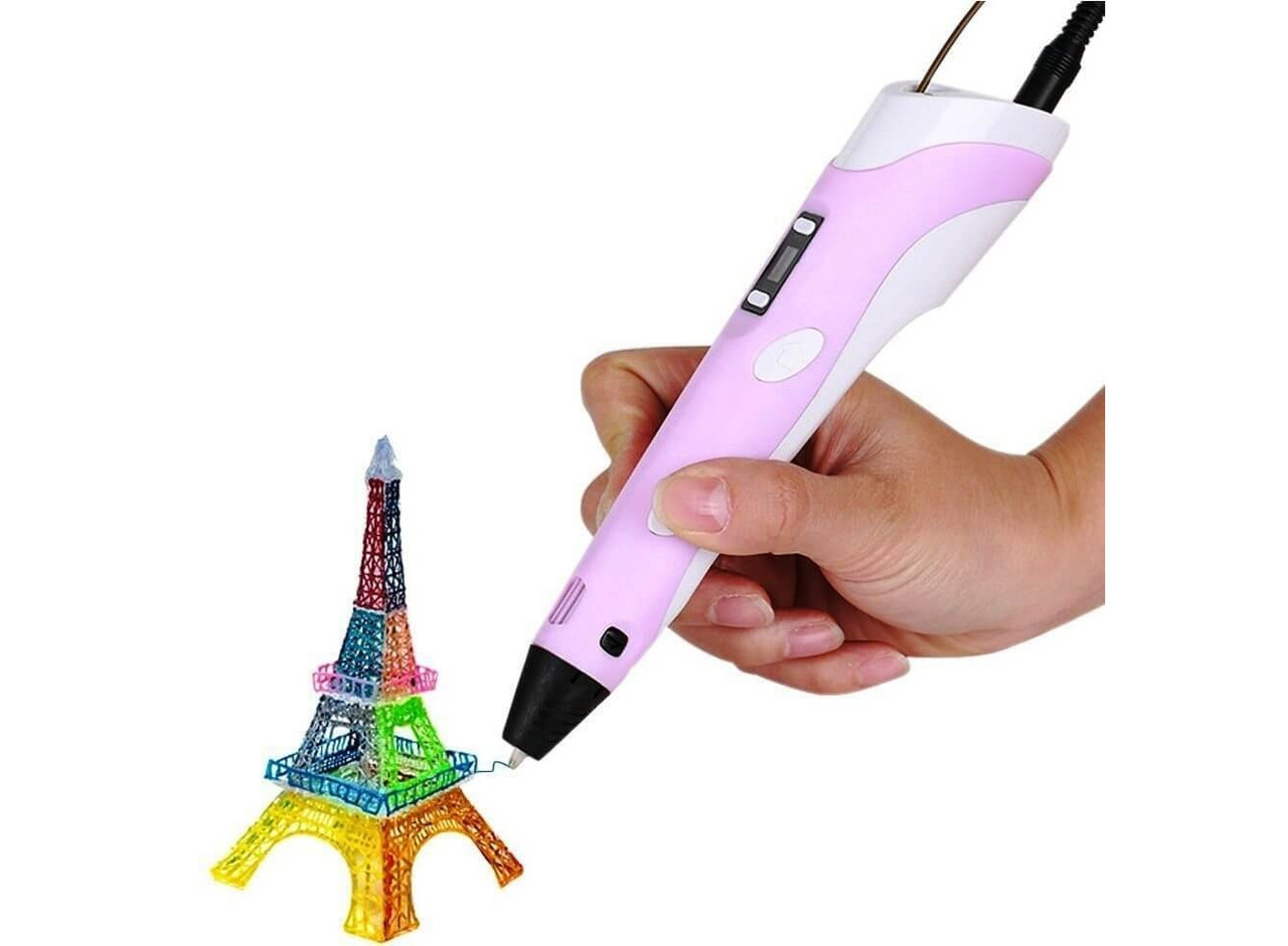 

3D ручка c LCD дисплеем Kronos 3D Pen-2 Розовая (tps_200-19820489