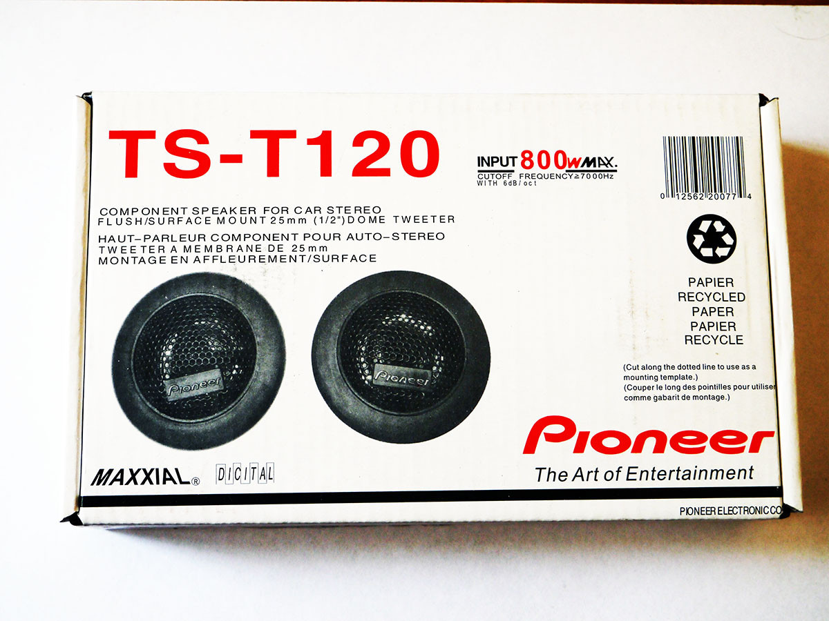 

Pioneer TS-T120 твитеры (пищалки) 35W--800W