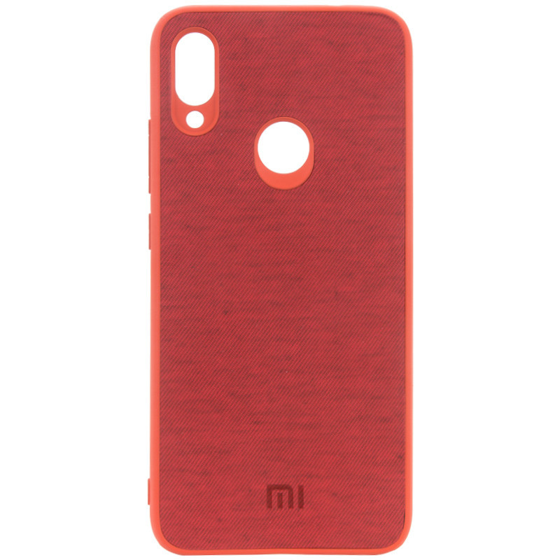 

TPU чехол Epik Textile Logo для Xiaomi Redmi Note 7 / Note 7 Pro / Note 7s Красный (877173), Red