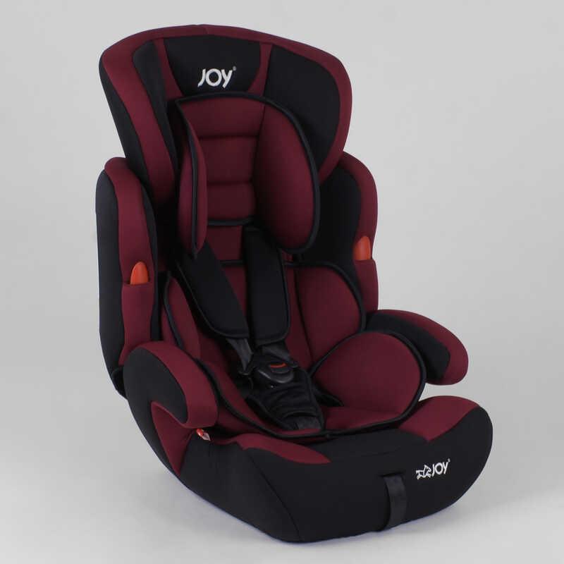 

Автокресло JOY NB-8555 (4) цвет черно-бордовый, универсальное от 9 до 36 кг, с бустером