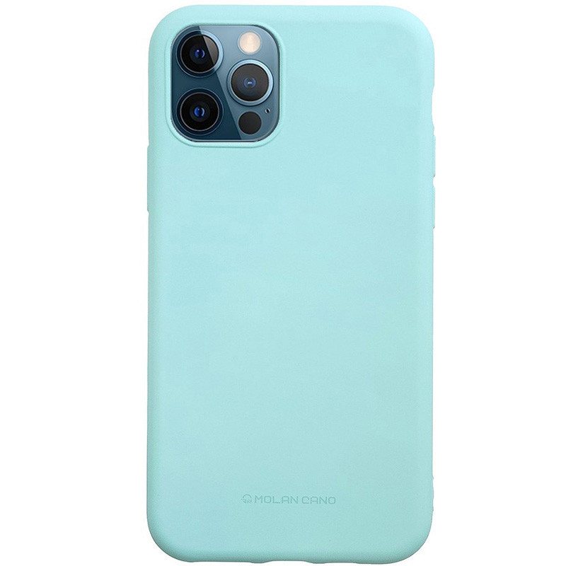 

TPU чехол Molan Cano Smooth для Apple iPhone 12 Pro Max (6.7"), Бирюзовый