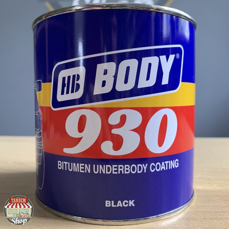 

Антикоррозийная битумная мастика HB BODY 930, 2,5 кг, Черный
