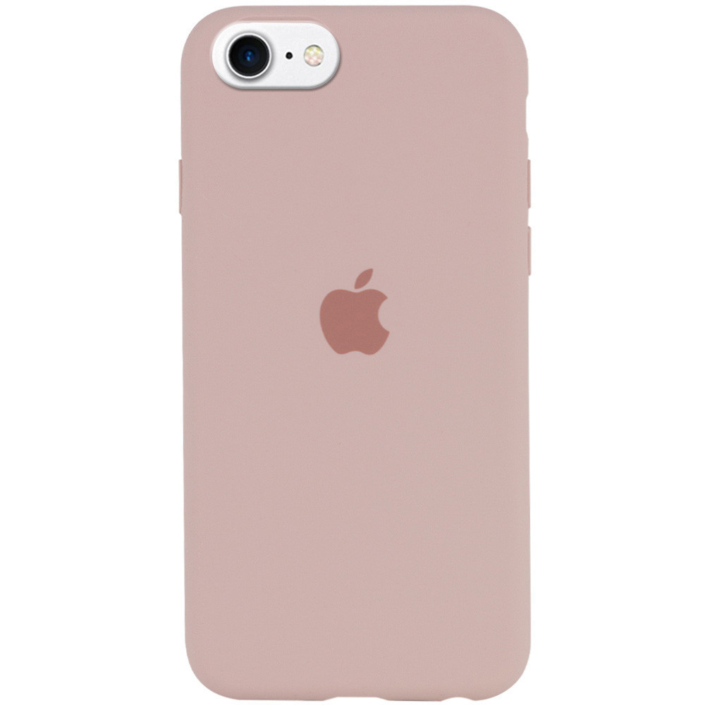 

Чехол Silicone Case Full Protective (AA) для Apple iPhone SE (2020), Розовый / pink sand