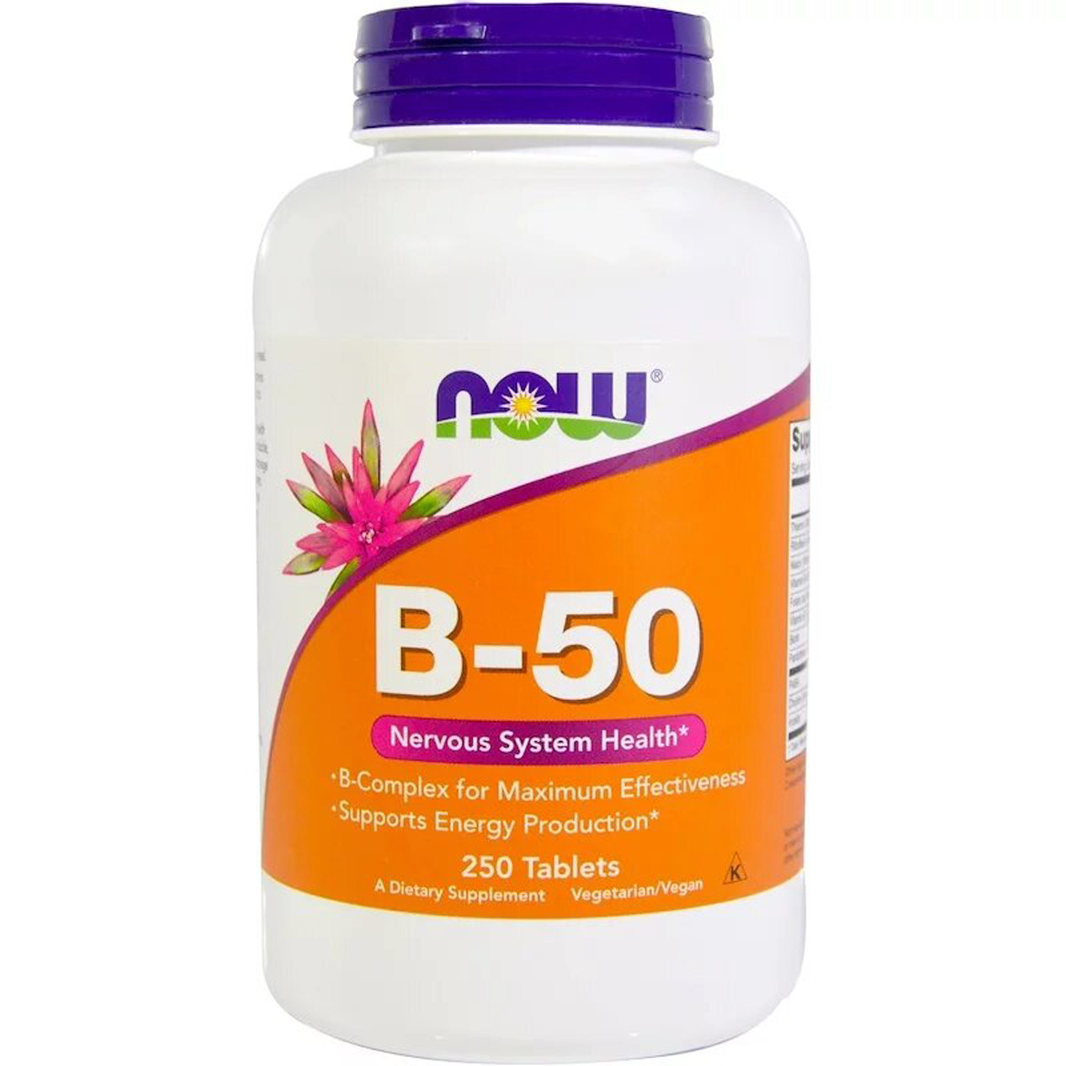 

B-Комплекс 50, B-50, Now Foods, 250 таблеток