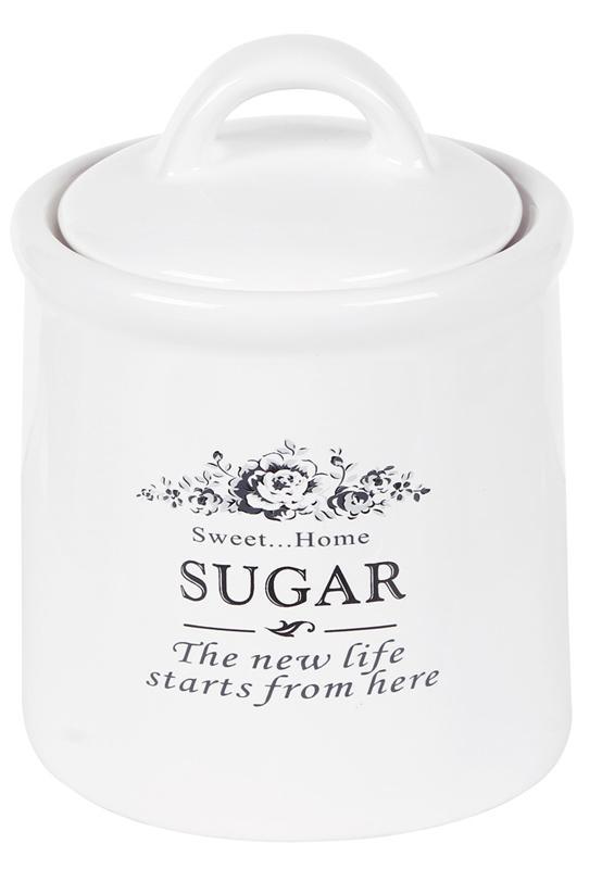

Банка керамическая Sweet Home SUGAR 1000мл для хранения сахара