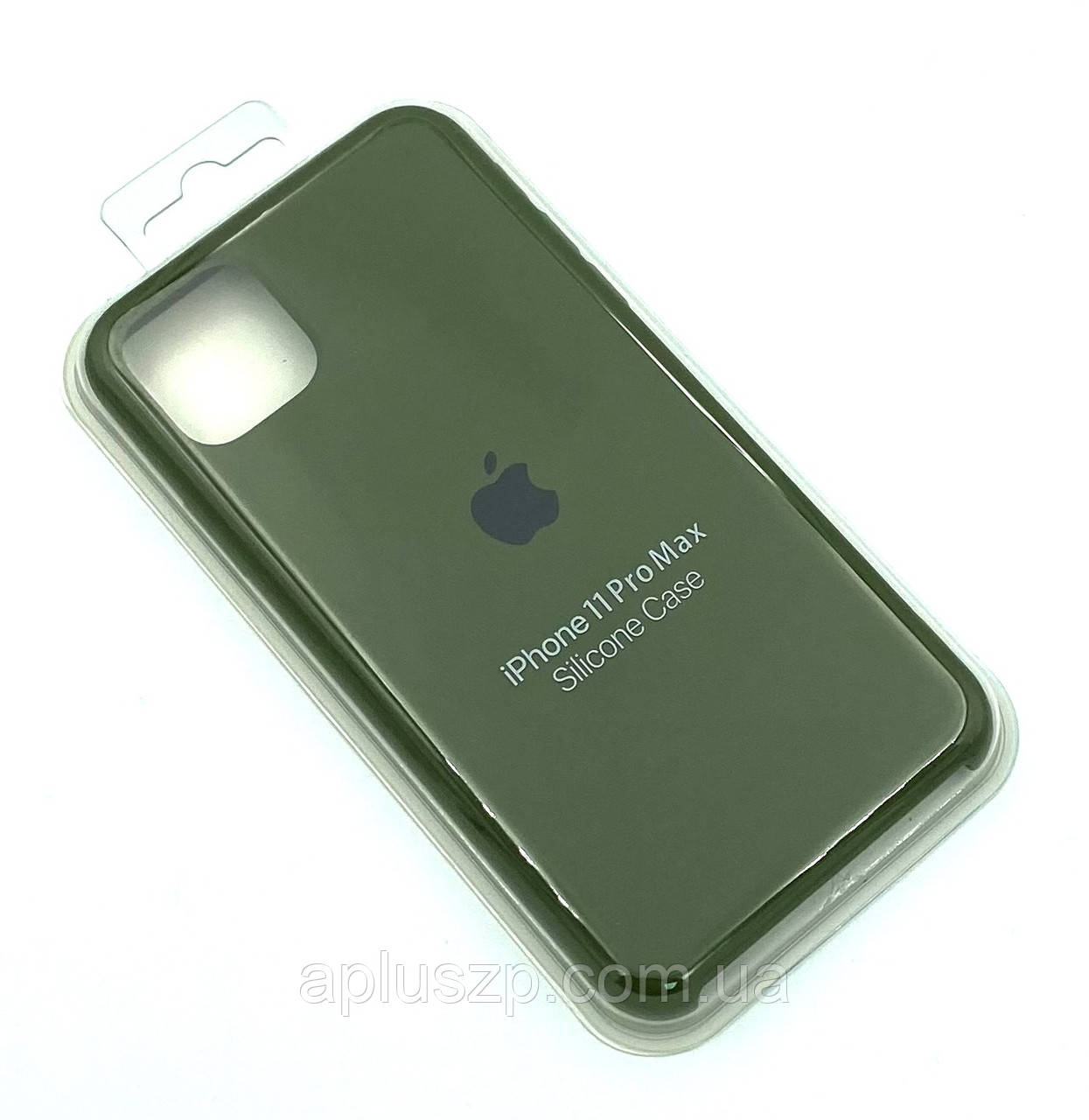 

Силиконовый чехол с микрофиброй внутри iPhone 11 Pro Max Silicon Case #48 Dark Olive